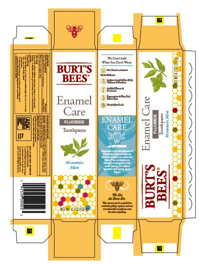 Burts BeesEnamel care packaging