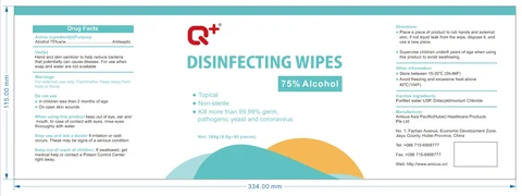 DISINFECTING WIPES 포장