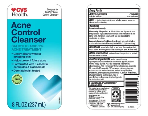 Acne Control Cleanser packaging