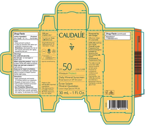 CAUDALIE Daily Mineral Sunscreen Broad Spectrum SPF 50 packaging