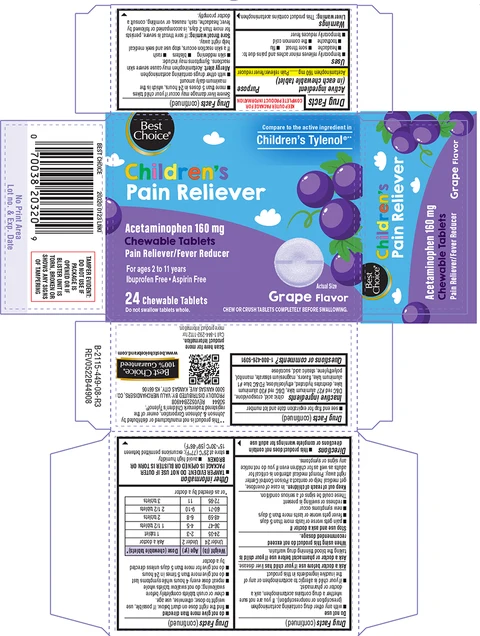 childrens pain reliever packaging