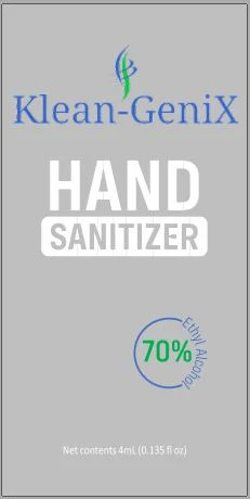 Klean GeniX Hand Sanitizer 포장