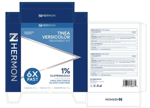 Tinea Versicolor Treatment Bar packaging