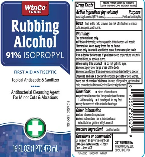 Rubbing Alcohol91 percent isopropyl 포장