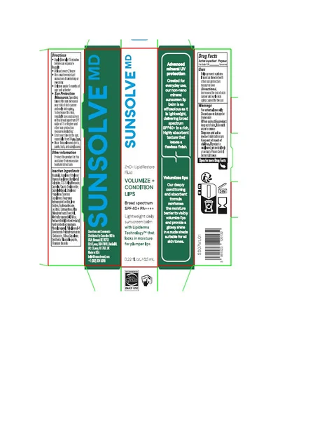 Sunsolve MD Volumize and Condition Lip 포장