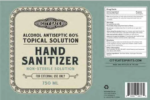 Hand Sanitizer packaging