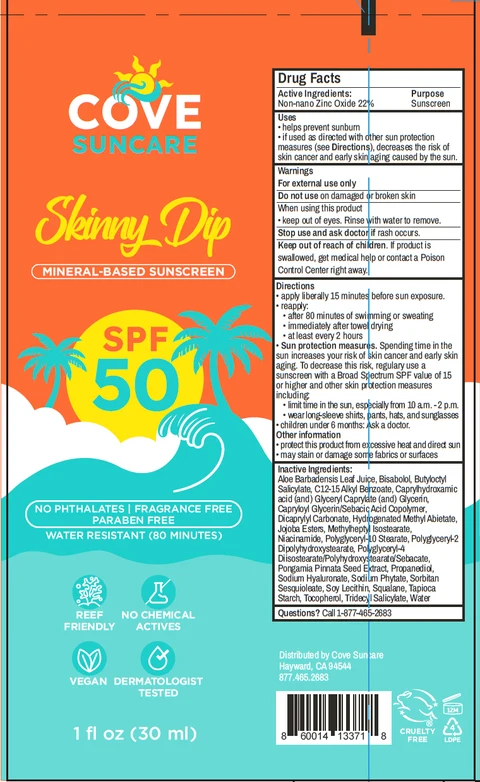 Skinny Dip SPF-50 packaging