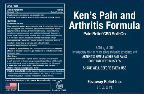 KENS PAIN AND ARTHRITIS FORMULA 포장