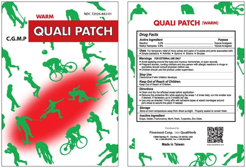 Quali Patch Warm 포장
