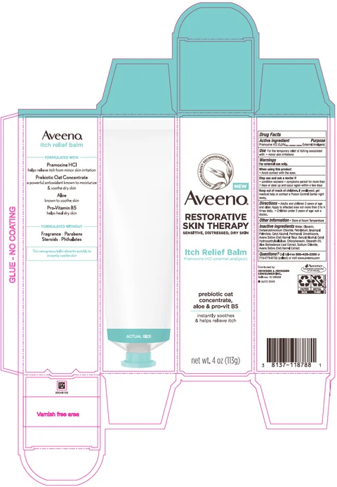 Aveeno Restorative Skin Therapy Itch Relief Balm 포장