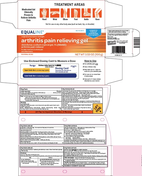 equaline arthritis pain relieving packaging