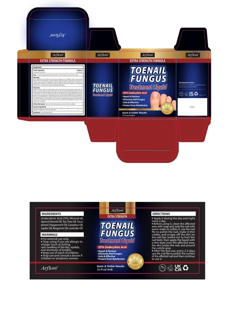 Arflom Toenail Fungus Treatment Liquid 포장