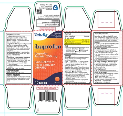 Ibuprofen 포장