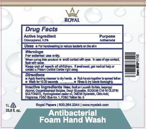 Royal Antibacterial Foam Hand Wash packaging