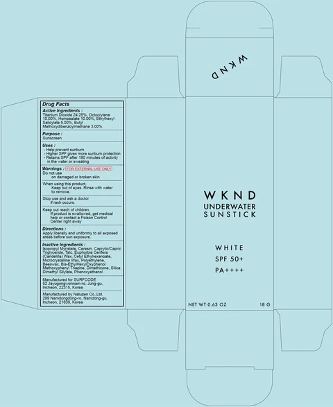 WKND UNDERWATER SUN WHITE packaging