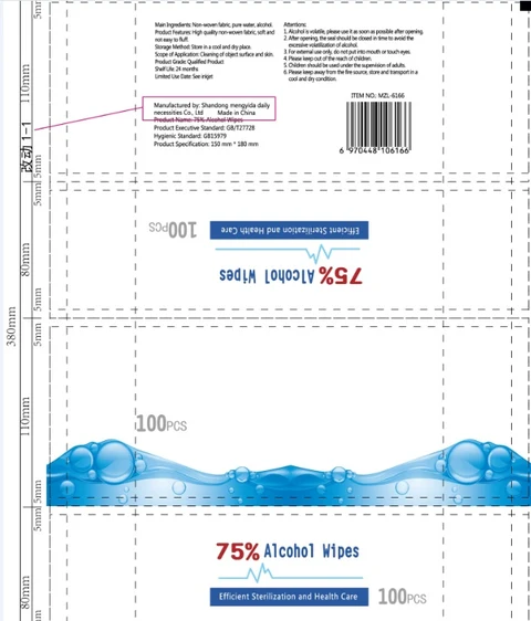 Alcohol wet wipe packaging