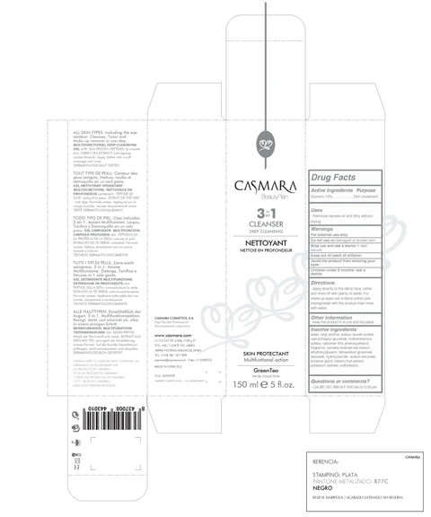 3 en 1 Cleanser. Deep Cleansing 포장