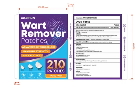 wart remover patches 포장