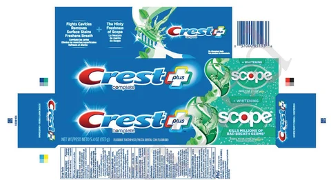 Crest Complete Multi-BenefitWhitening plus Scope 포장