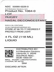 Rugby Nasal Decongestant 포장