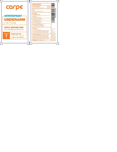 Carpe Antiperspirant Underarm 포장