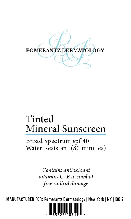 Tinted Mineral Sunscreen packaging
