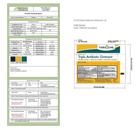 TheraCare First Aid Triple Antibiotic packaging