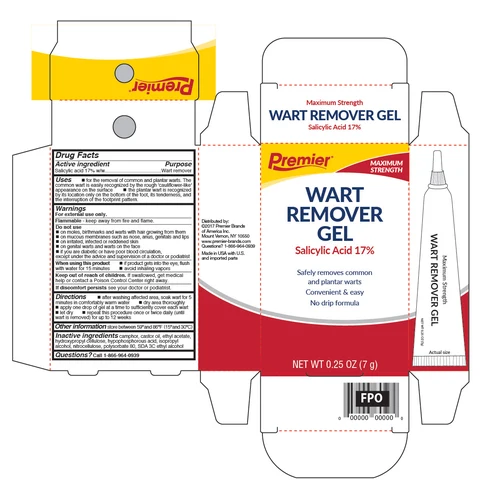 Wart Remover Gel packaging