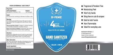 D-FENZ Hand Sanitizer 포장