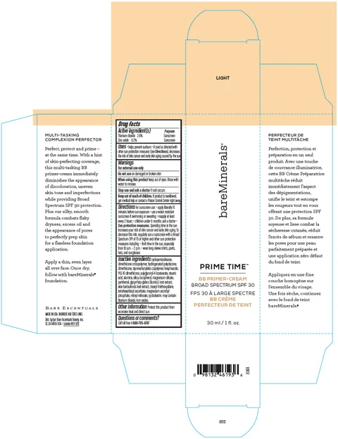 bareMinerals Prime Time BB Primer-Cream Broad Spectrum SPF 30Light / bareMinerals Prime Time BB Primer-Cream Broad Spectrum SPF 30Medium packaging