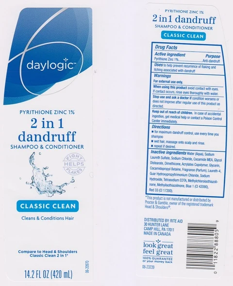Daylogic 2in1 Dandruff Classic Clean 포장