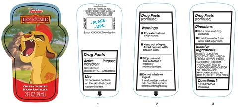 Cherry Scented Hand Sanitizer packaging
