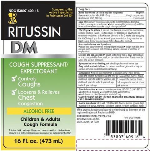 Ritussin DM packaging