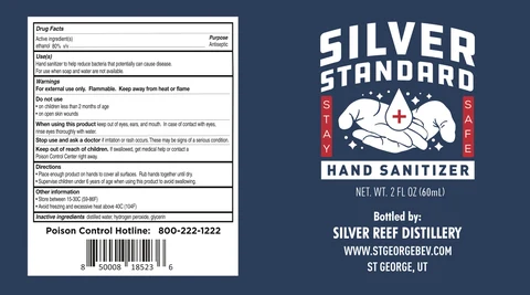 Silver Standard Hand Sanitizer 포장