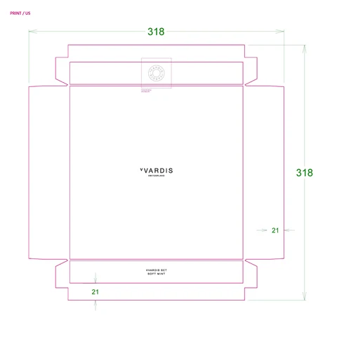 Soft mint Set front panel