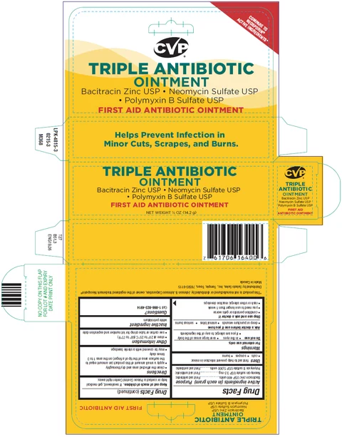 CVP Triple Antibiotic packaging