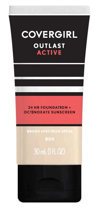 Covergirl Outlast Active Foundation SPF 20 포장