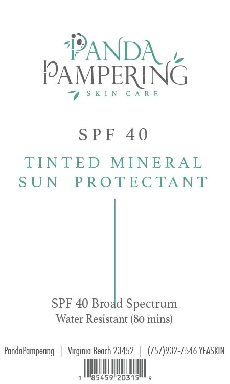 Tinted Mineral Sun Protectant packaging