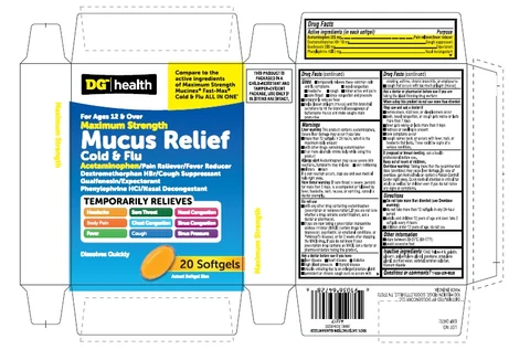 COLD and FLU packaging