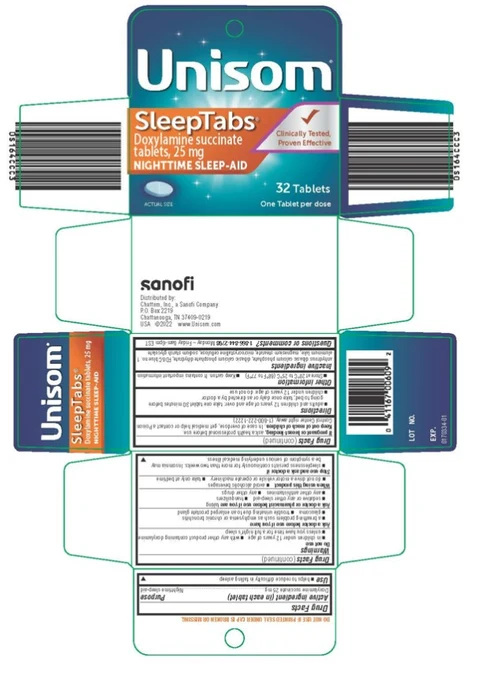 Unisom SleepTabs 포장