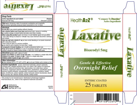 LaxativeEnteric Coated packaging