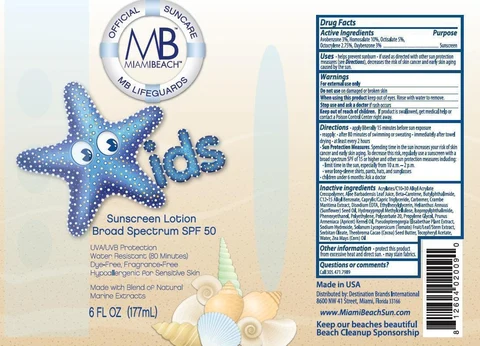 BLI HoldingsMIAMI BEACH Kids spf 50 포장