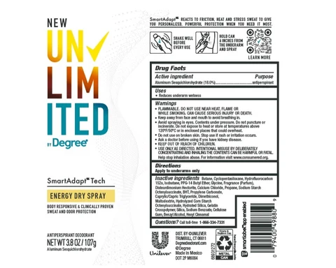 Unlimited by Degree 포장
