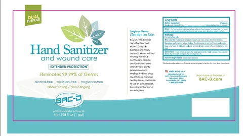 BAC-DHand And Wound Sanitizer 포장