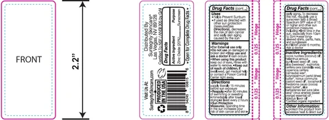 50g Suntegrity Sunstick Drug Label SPF30