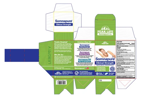 SomnapureClinical Strength packaging