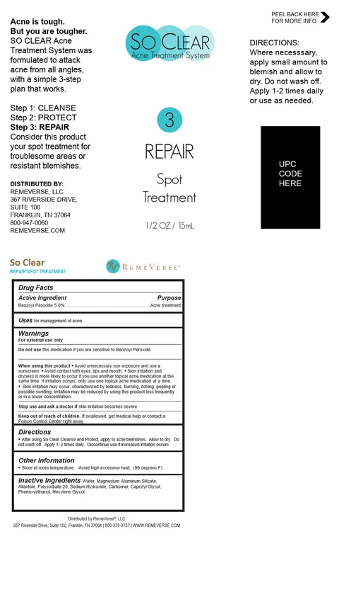 So Clear Repair Spot Treatment 포장