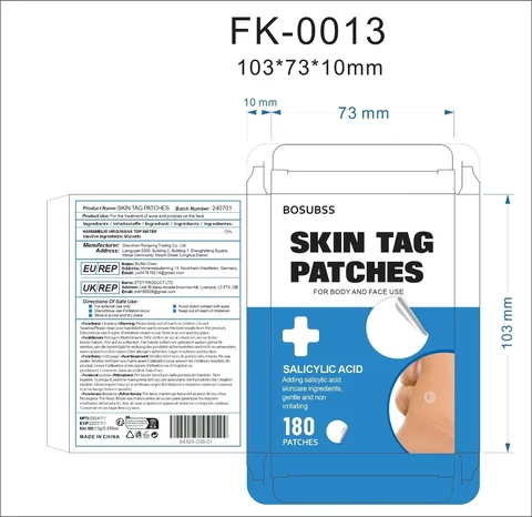 Skin Tag Patches packaging