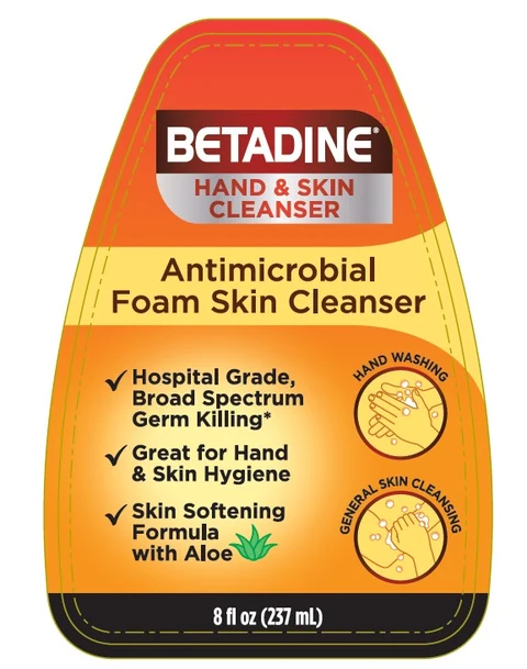 Betadine Foam Cleanser 포장