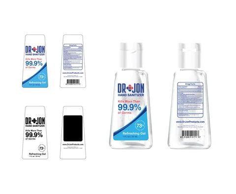Hand Sanitizer packaging